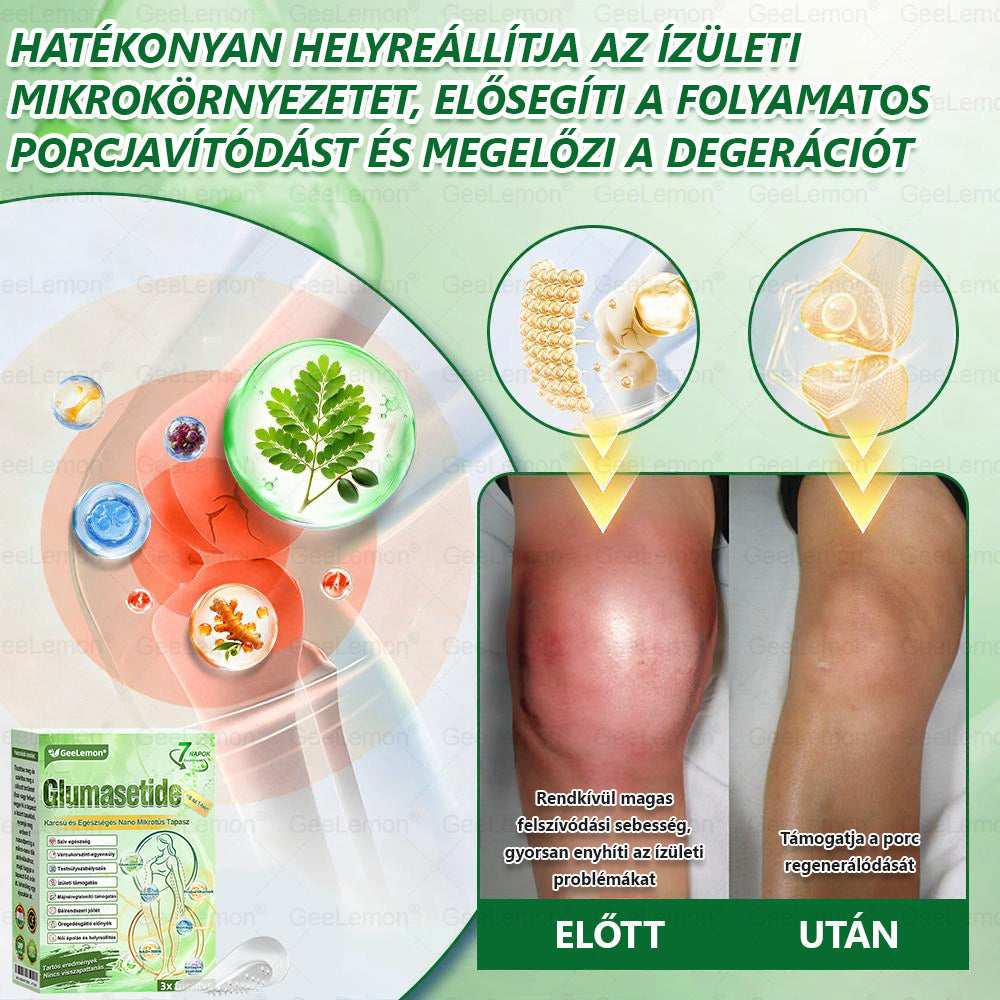 GeeLemon® 10 az 1-ben Nano Mikrotűs Fogyókúrás Tapasz 🌿 Berberin + Moringa + NAD+ formula a természetes anyagcsere-támogatásért és testsúlykontrollért | Napi 1 egyszerű használat