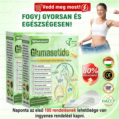 GeeLemon® 10 az 1-ben Nano Mikrotűs Fogyókúrás Tapasz 🌿 Berberin + Moringa + NAD+ formula a természetes anyagcsere-támogatásért és testsúlykontrollért | Napi 1 egyszerű használat