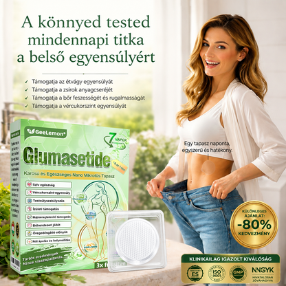 GeeLemon® 10 az 1-ben Nano Mikrotűs Fogyókúrás Tapasz 🌿 Berberin + Moringa + NAD+ formula a természetes anyagcsere-támogatásért és testsúlykontrollért | Napi 1 egyszerű használat